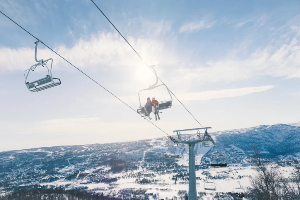 nordic skiing lift